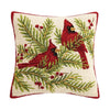 Cardinal Duo Holiday Hook Pillow