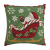 Santa's Sleigh Holiday Hook Pillow