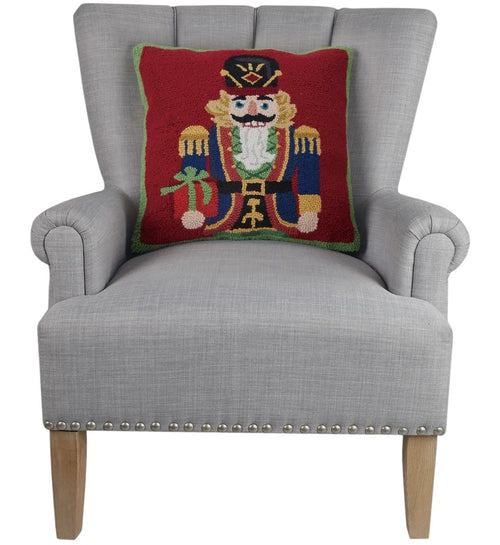 Nutcracker Holiday Hook Pillow