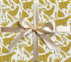 Gold Otomi Wrapping Paper