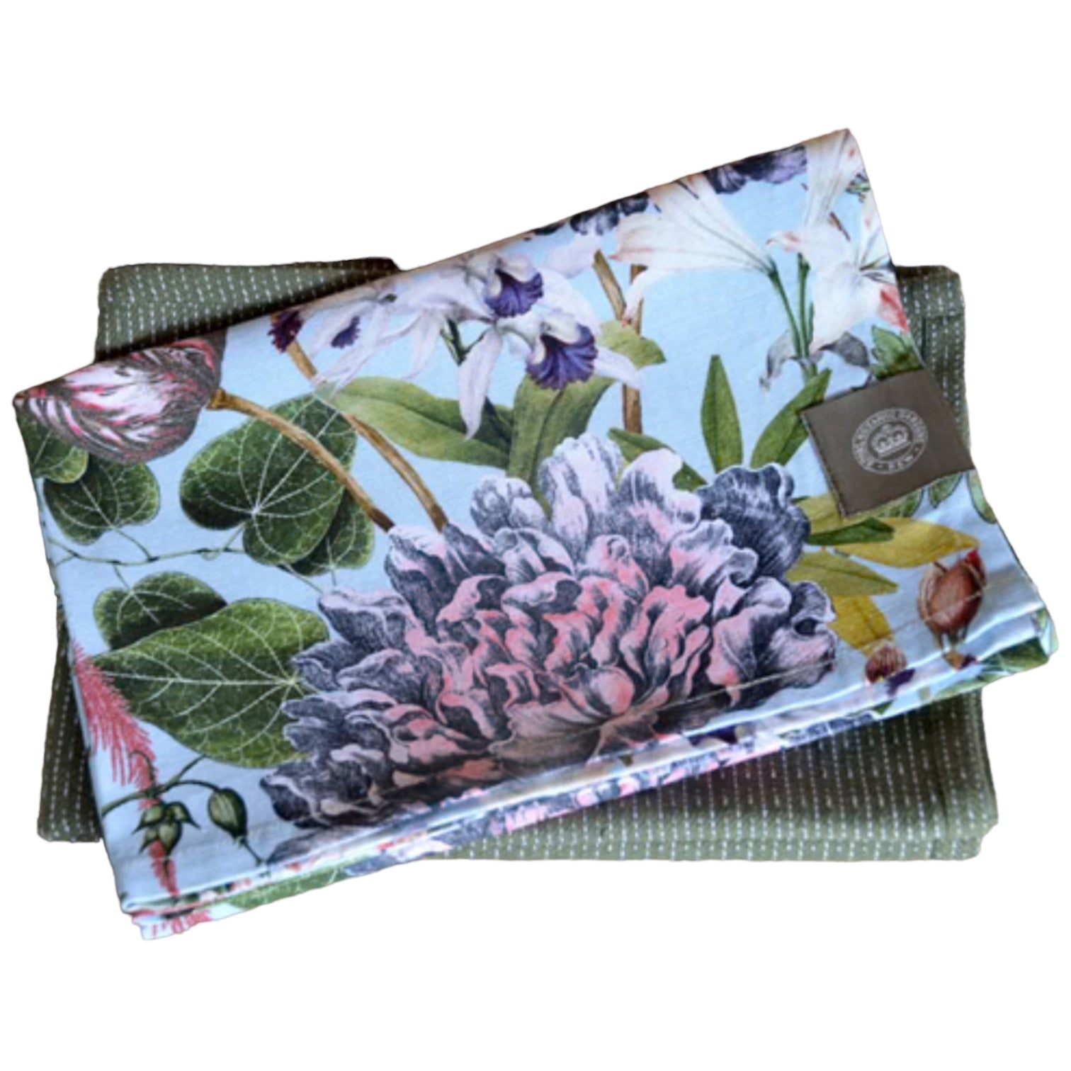 Floral Bee Tea Towel - Wild Chi Studio
