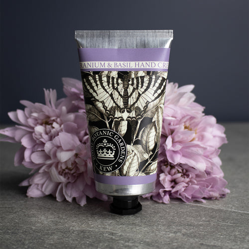 Hand Cream- Geranium & Basil, Kew Gardens